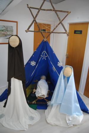 [Galeria] Escuteiros Montam Presépio